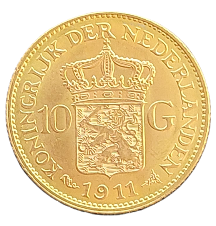 20230614_134416 Gouden 10 gulden Wilhelmina 1911