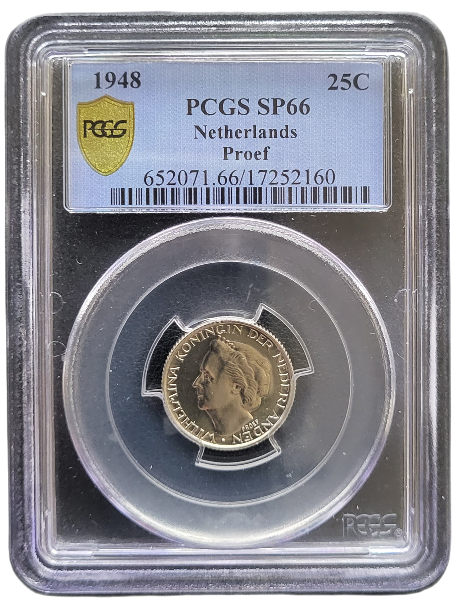 25cent sp66 proef 1948 voorzijde