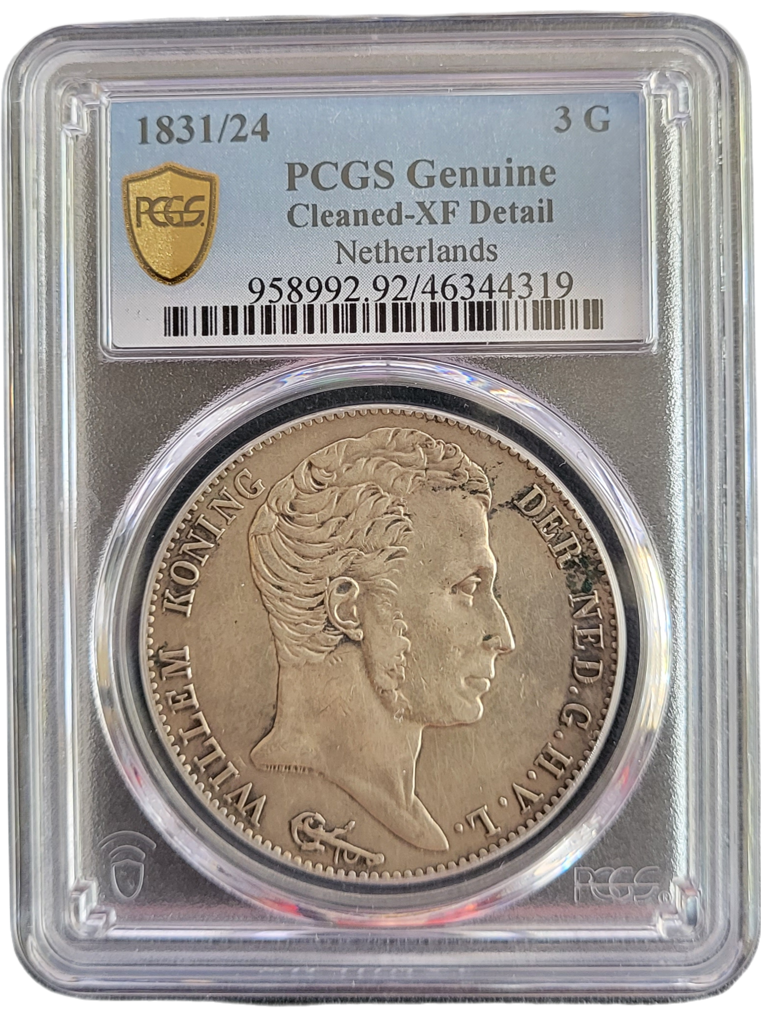 3 guldem1831-24 3 gulden 1831/24 overslag