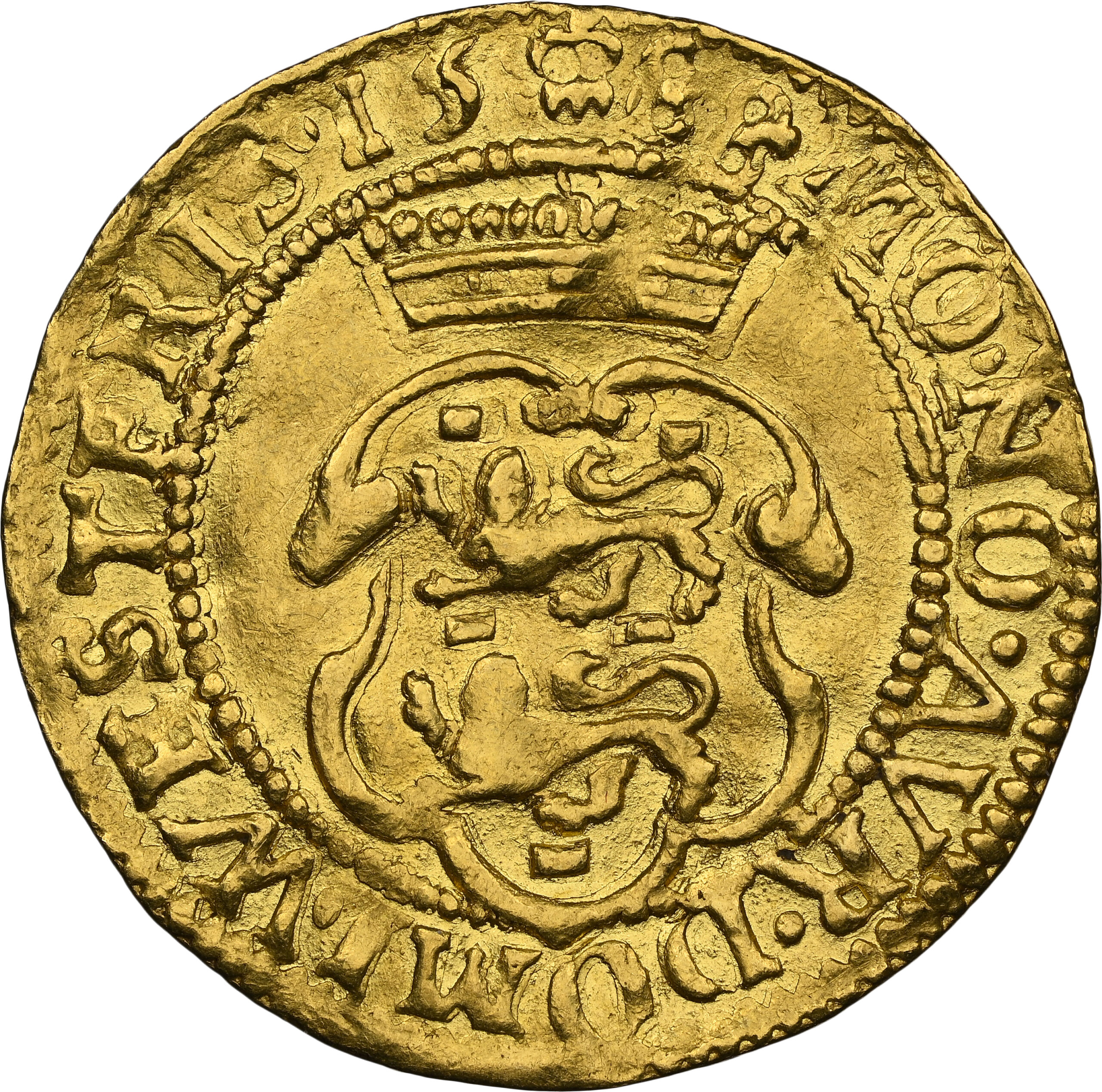 6646771-066R Provincie West Friesland Gouden Dukaat 1588 AU58 NGC gecertificeerd (Top pop 3/0)