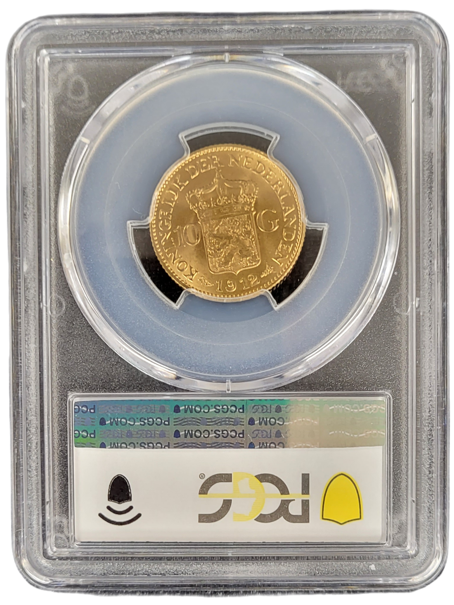 Gouden 10G 1912 PCGS MS65 back