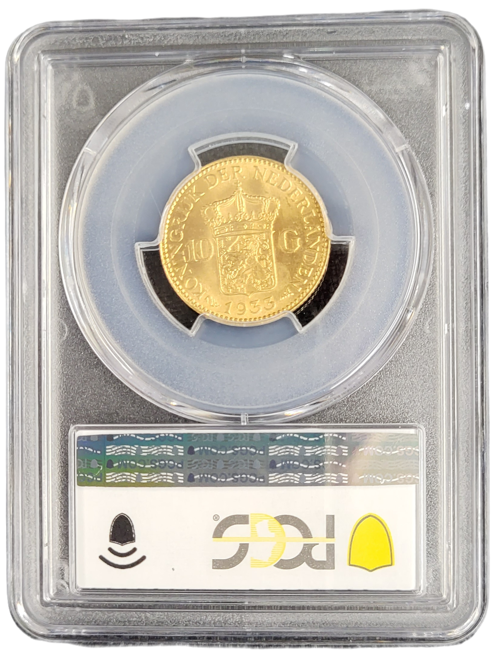Gouden 10G 1933 PCGS MS65 back