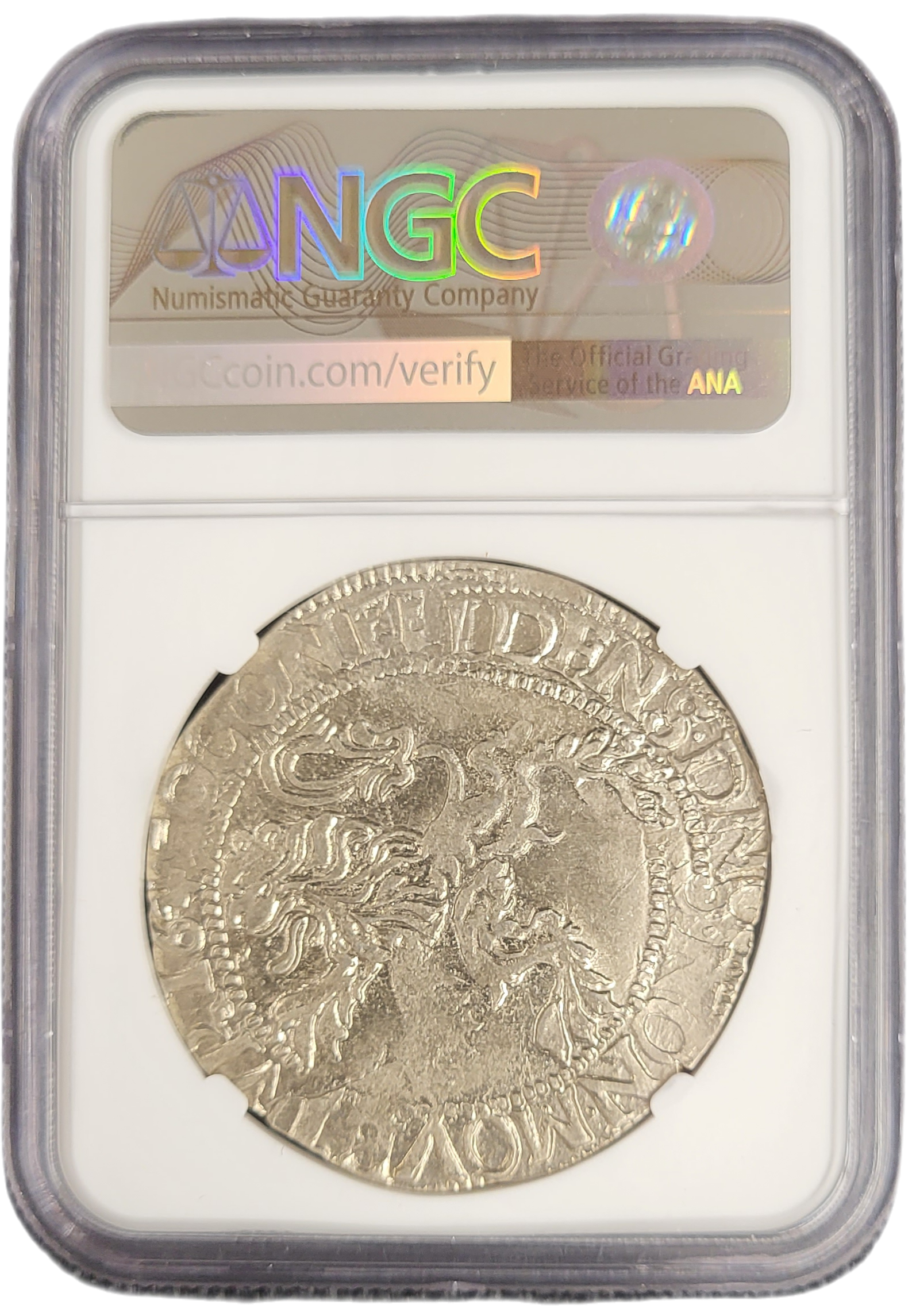 Provincie Overijssel Kampen Leeuwendaalder 1650 NGC MS61-back