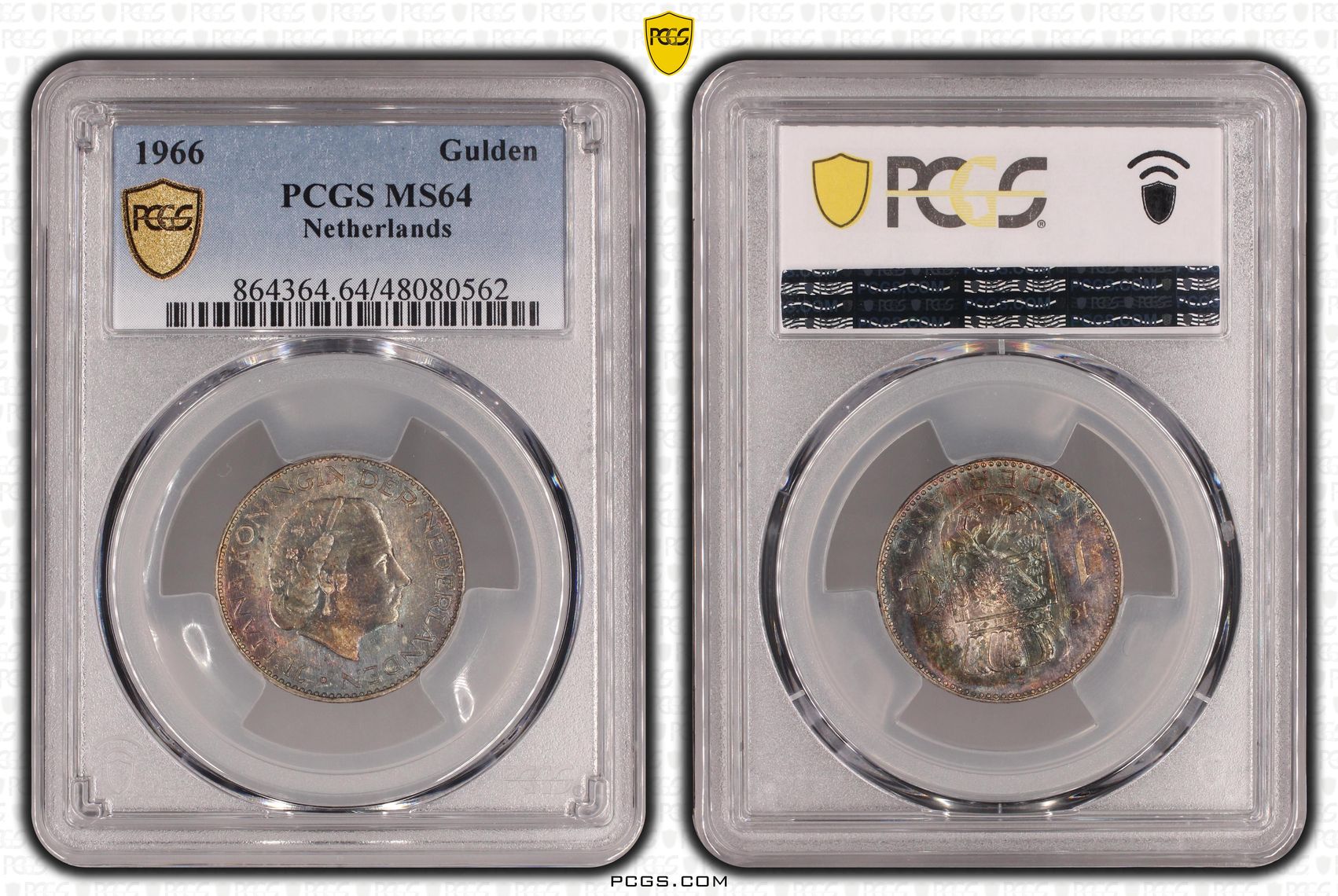 1 gulden 1966 MS64 PCGS 1 gulden 1966 MS64 PCGS