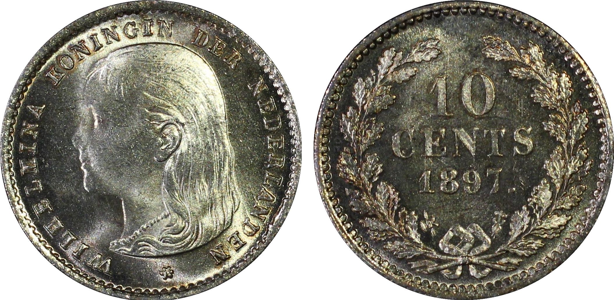 10 cent 1897 MS66 PCGS 10 cent 1897 MS66 PCGS