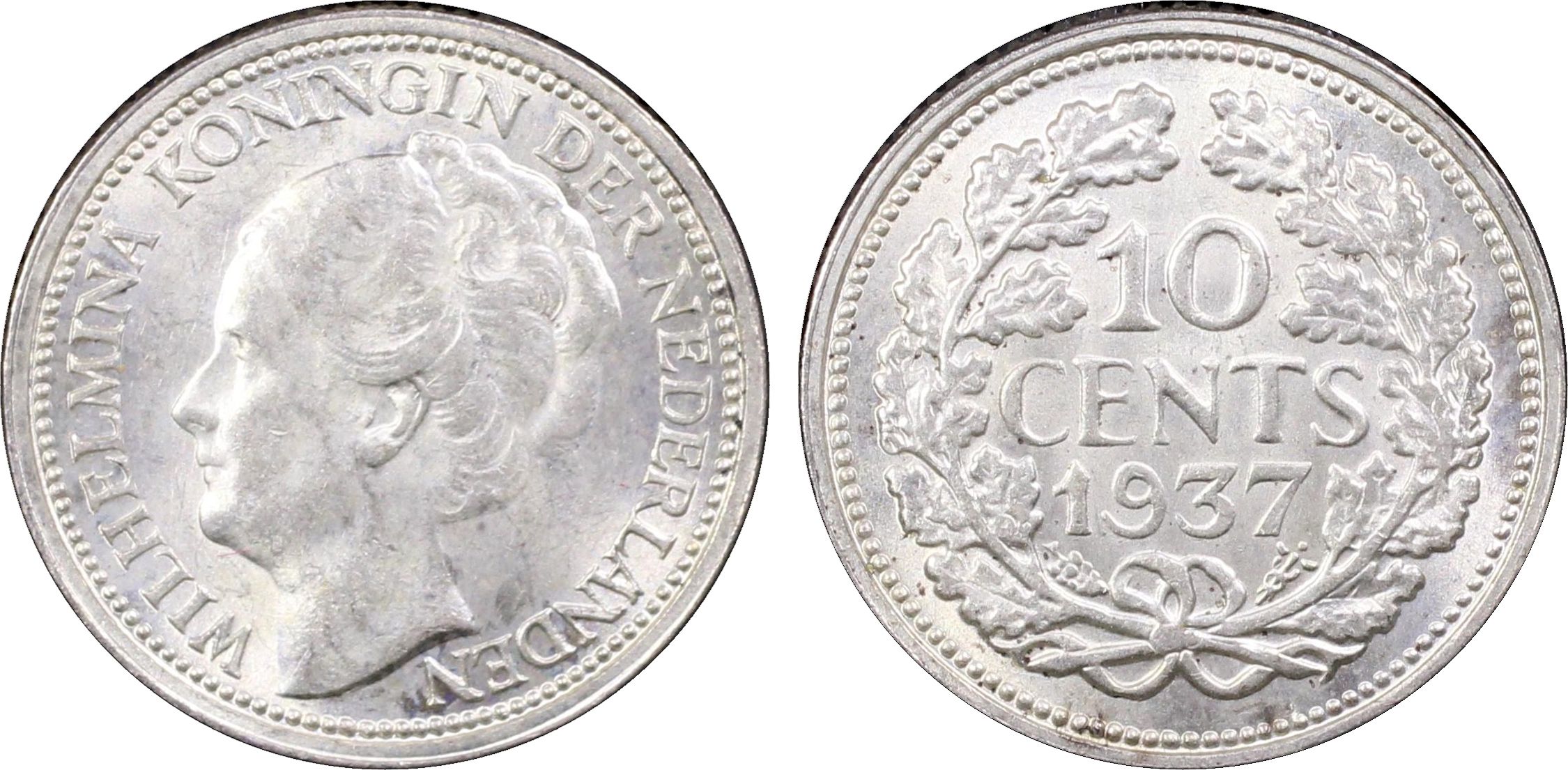 10 cent 1937 MS64 PCGS 10 cent 1937 MS64 PCGS