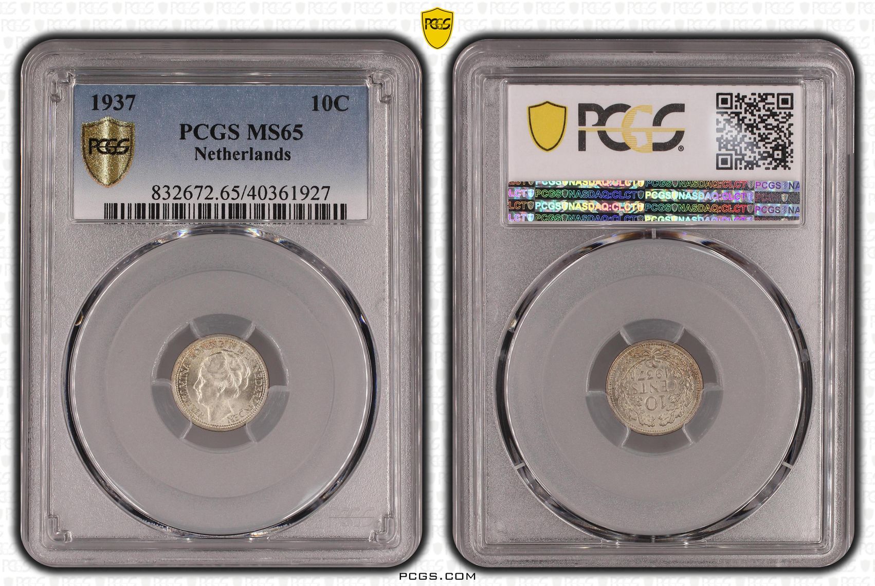 10 cent 1937 MS65 10 cent 1937 MS65