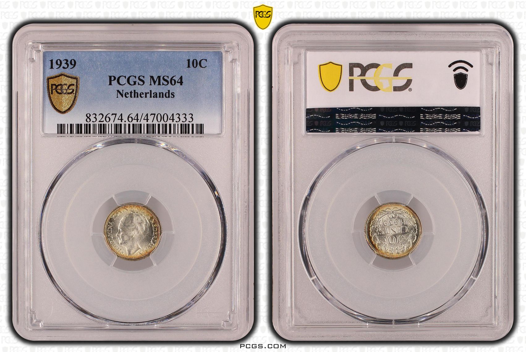 10 cent 1939 MS64 PCGS 4333 10 cent 1939 MS64 PCGS
