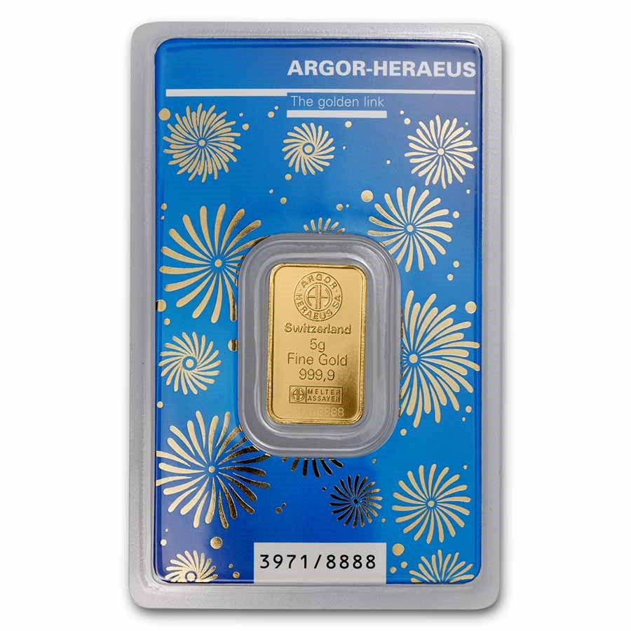 5 Gram Goudbaar - Argor-Heraeus Year of the Rabbit-back