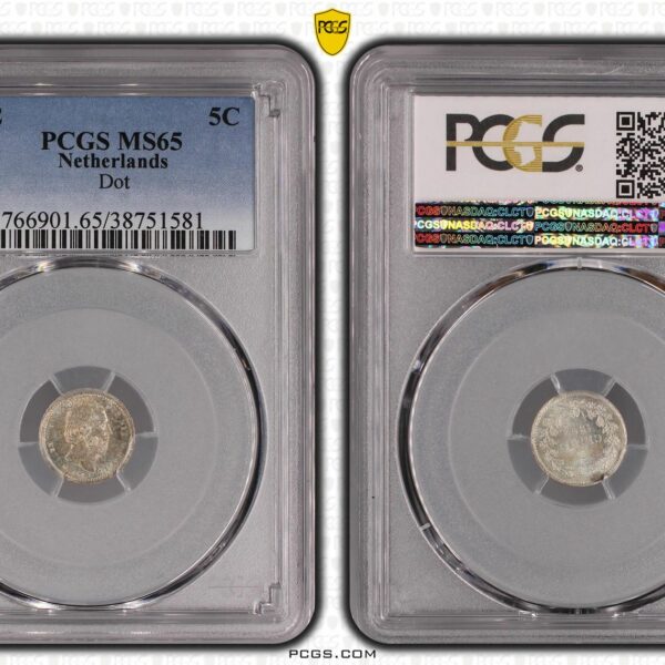 5 cent 1862 PCGS MS65