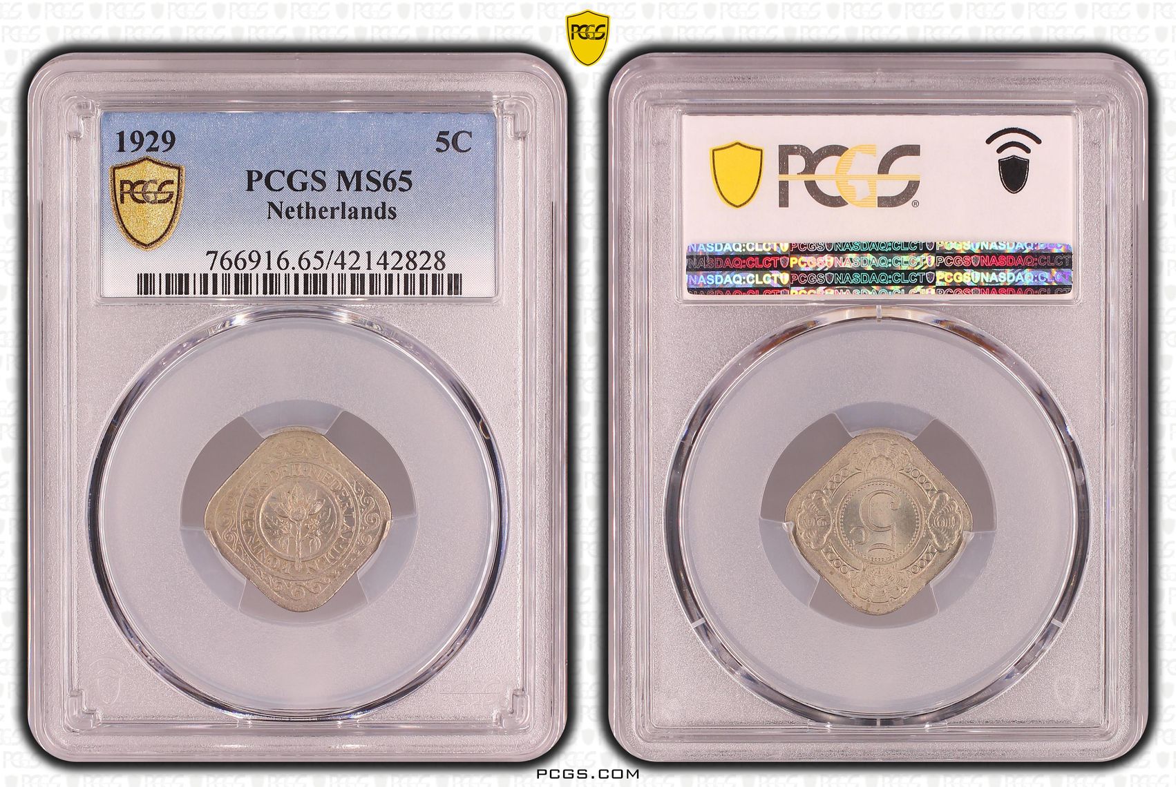 5 cent 1929 PCGS MS65 5 cent 1929