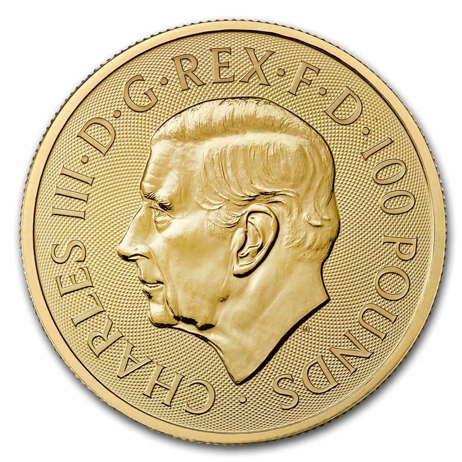 Gouden Tudor Beast - The Bull of Clarence 1 oz 2023-back