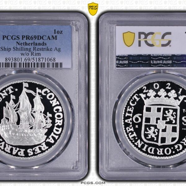Scheepjesschelling 2021 Utrecht PR69DCAM PCGS