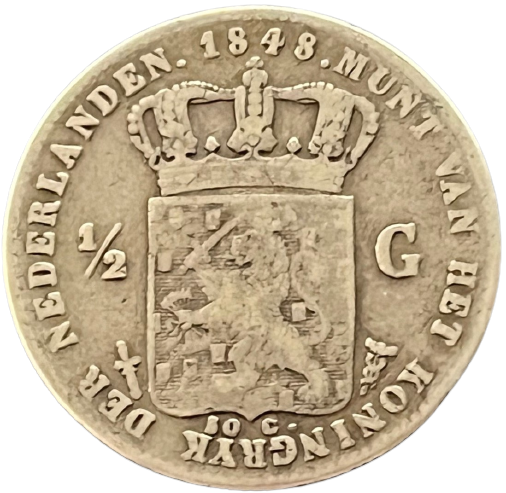 Halve gulden Willem II