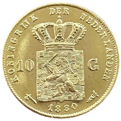 Gouden tien gulden 1880