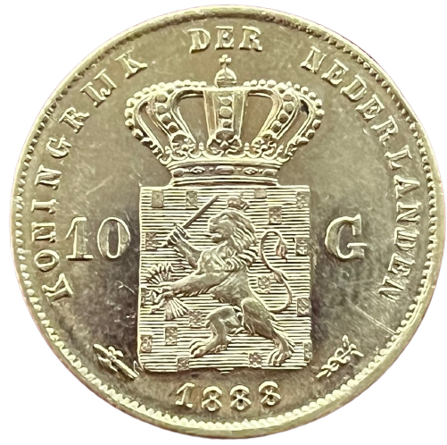 Gouden tien gulden 1888