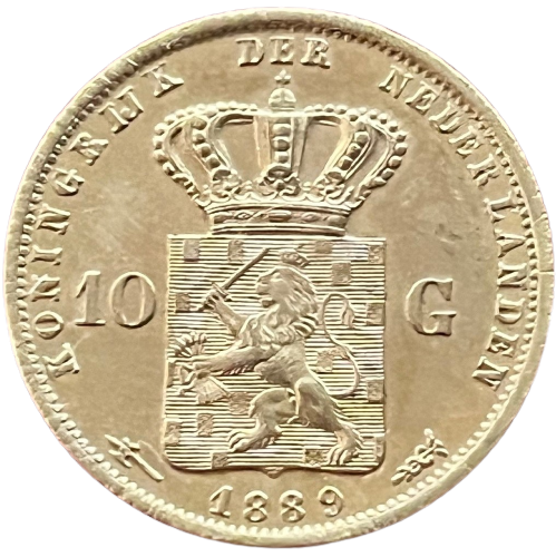 Gouden tien gulden 1889
