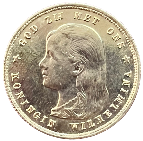 Gouden tientje 1897 parels los