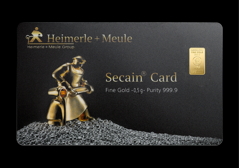 Half Gram Heimerle & Meule SecainCard Goud secaincard