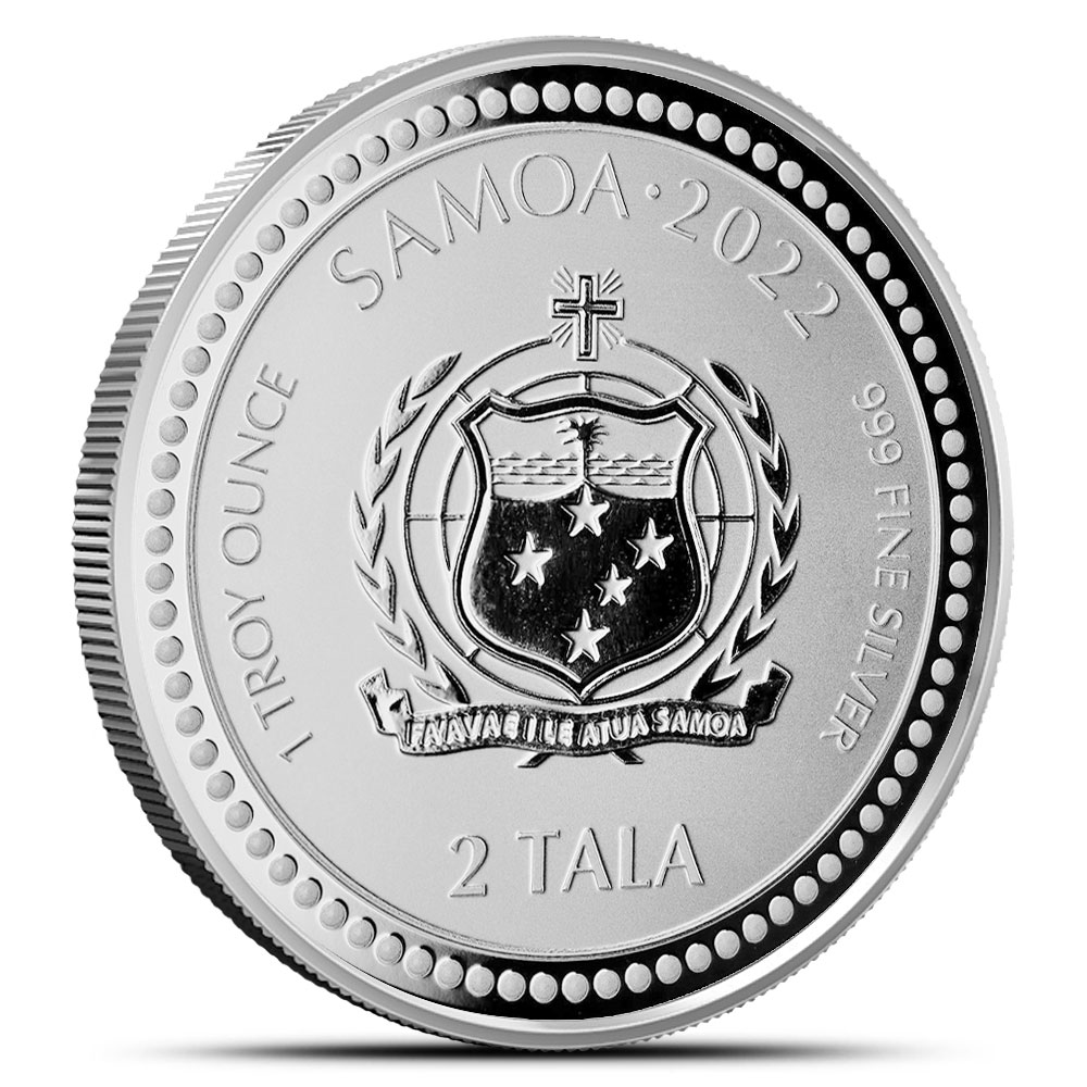 Samoan Sea Dragon - 1 oz 2022 (15.000 oplage)-back