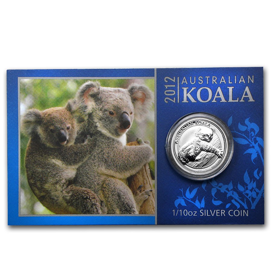 1.10 oz Koala 2012 - inc display card 1/10 oz Koala 2012