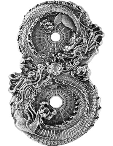 Chad Dragon & Dragon 3 oz 2024 Antique Finish