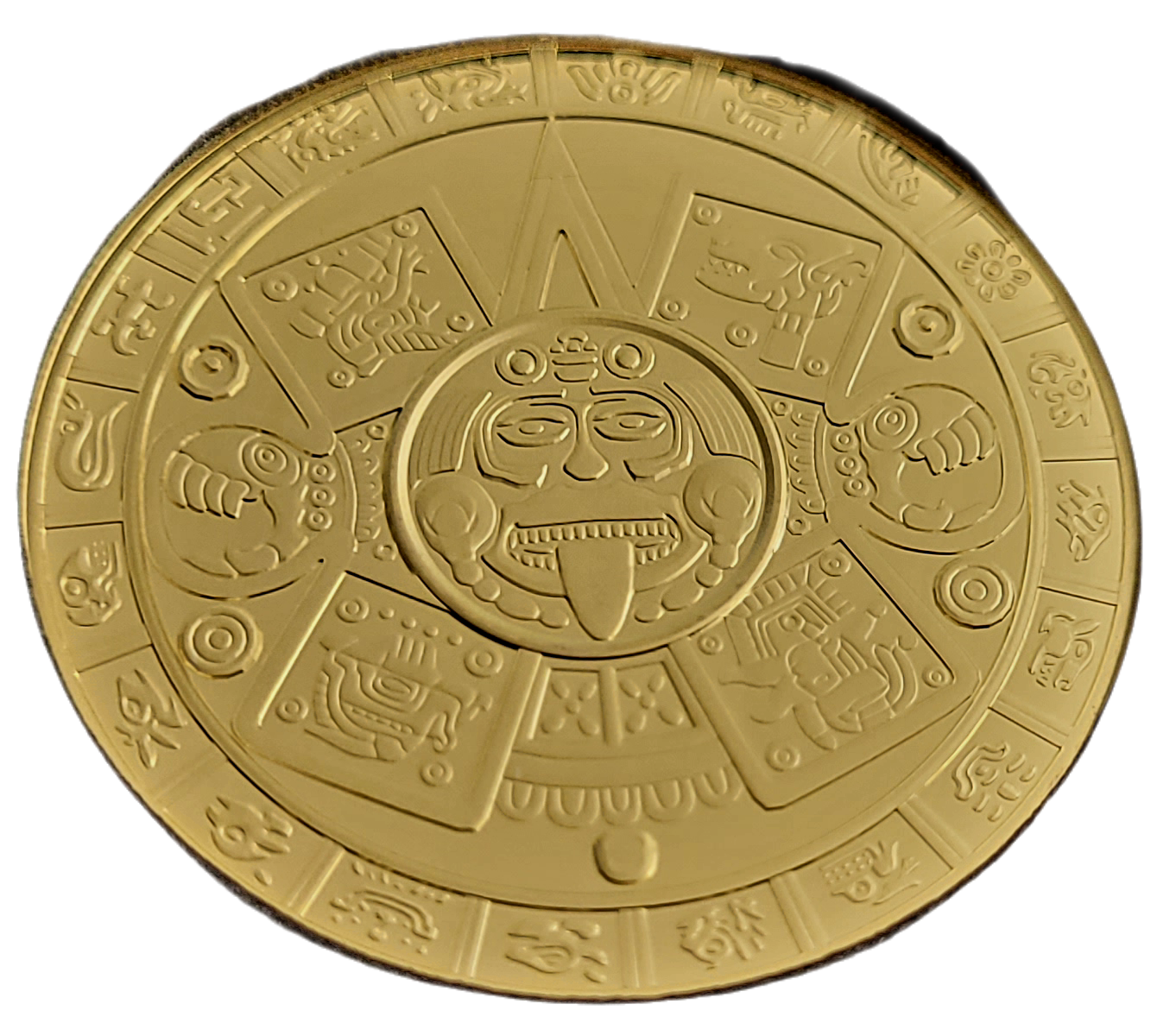 Gouden Samoan Aztec Calendar - 1 oz 2022-front