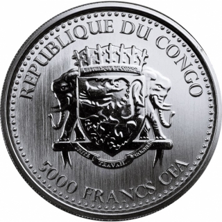 Kongo Gorilla 1 oz 2023-back