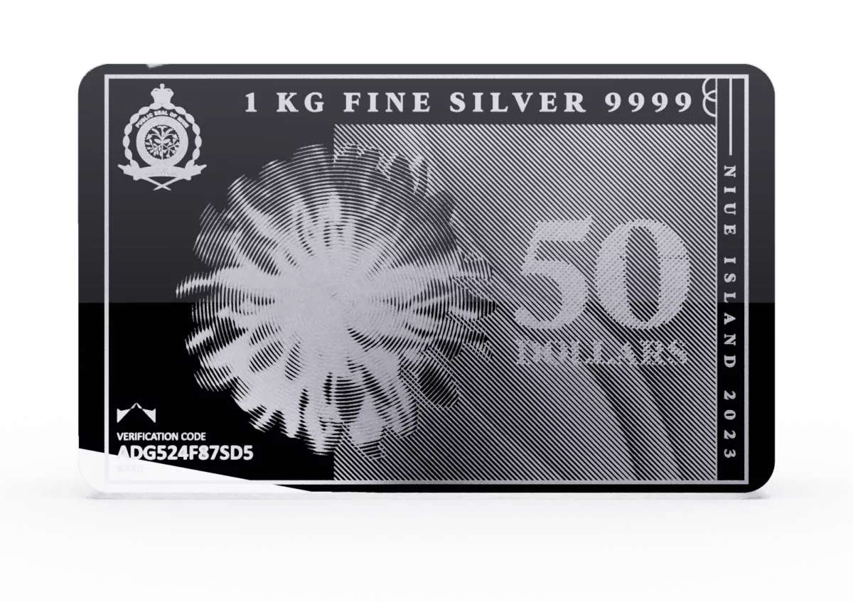Niue - 1 Kg Silvernote Muntbaar Niue - 1 Kg Silvernote Muntbaar