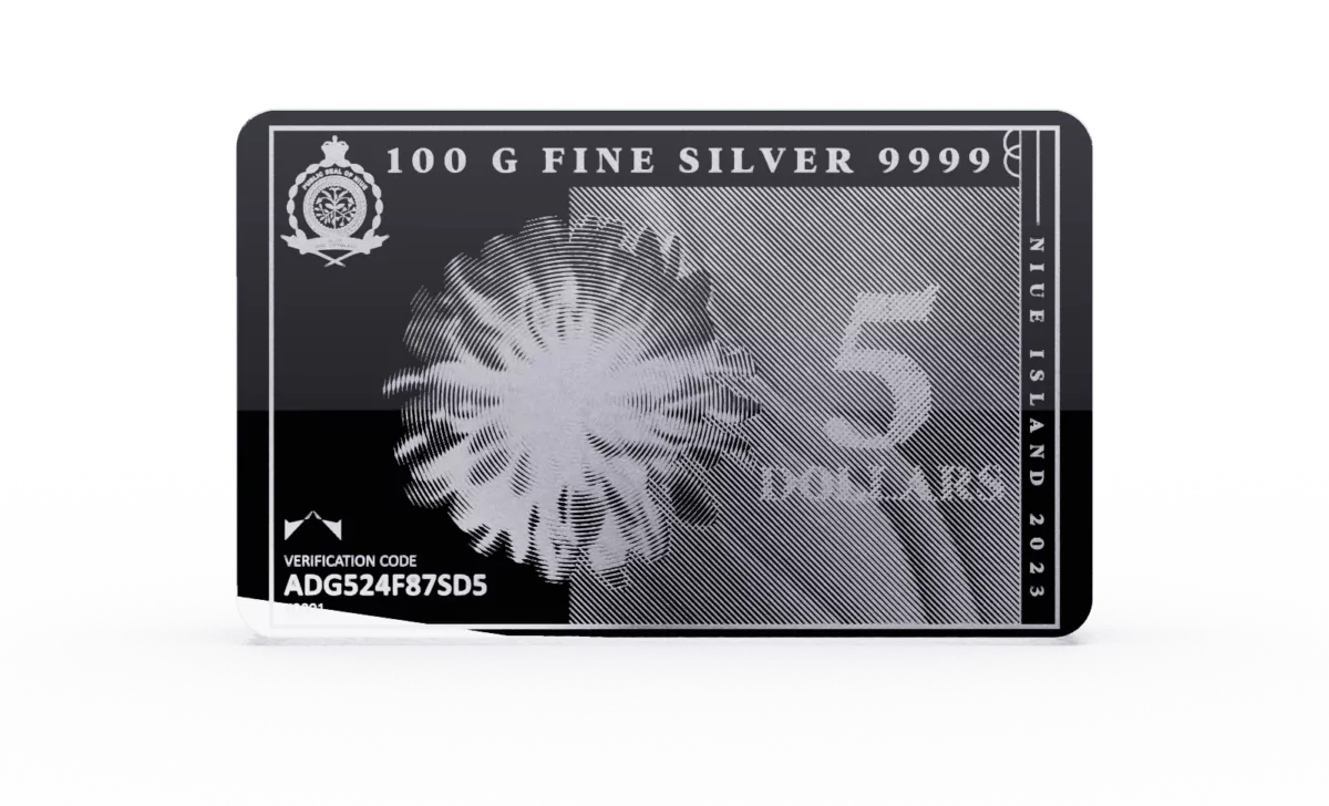 Niue - 100 gram Silvernote Muntbaar 100 gram Silvernote Muntbaar