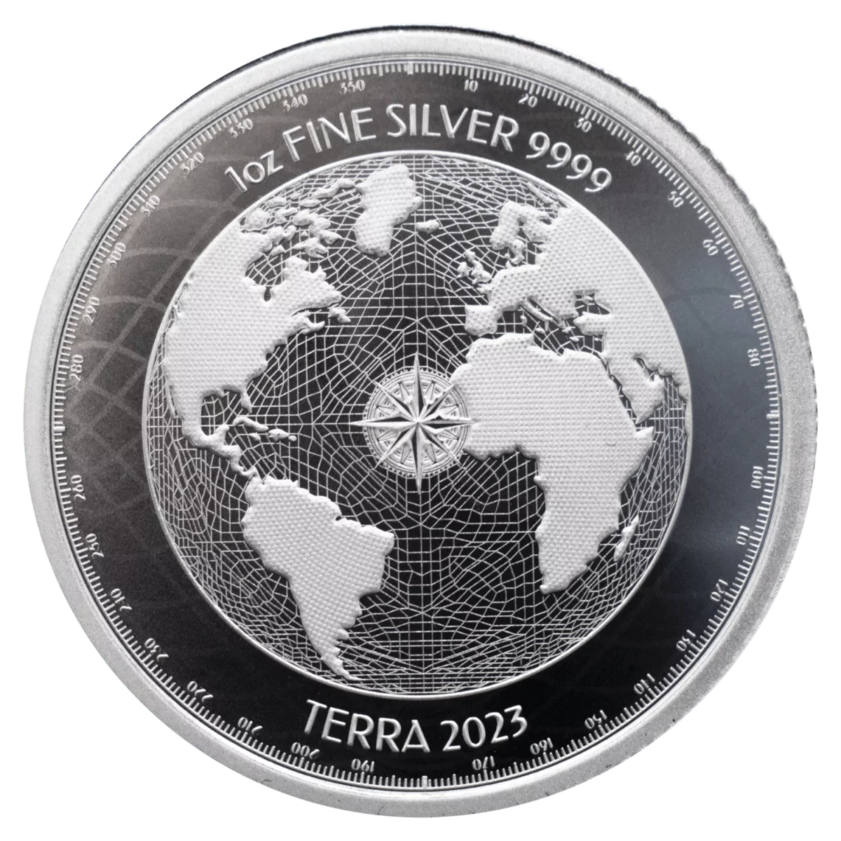 Niue - Terra Silver Coin 1 oz 2023-back Niue - Terra Silver Coin 1 oz 2023