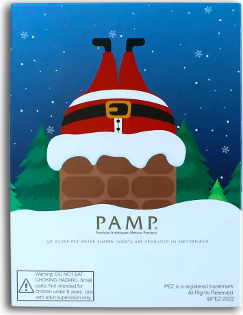 PEZ Christmas 2022 - in doos achterkant