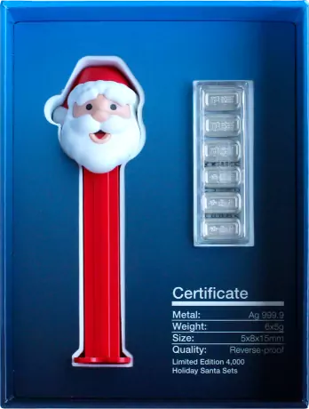 PEZ Christmas 2022 - in doos binnenkant