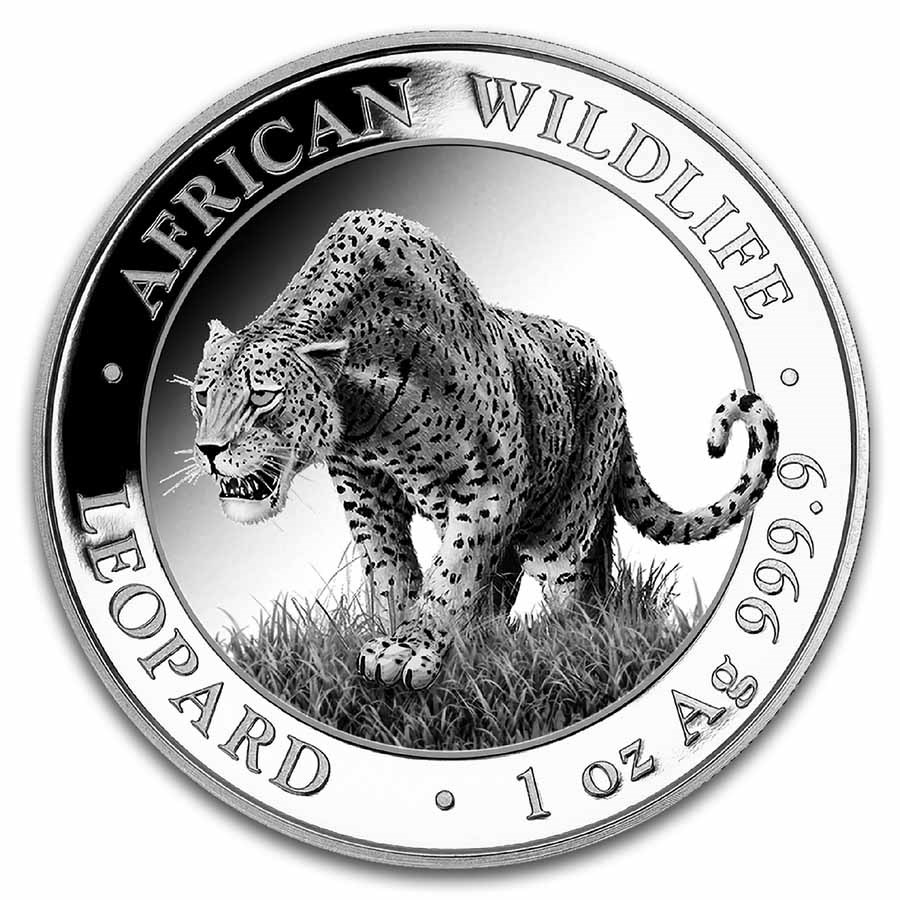 Somalia Leopard 1 oz 2023 voorkant Somalia Leopard 1 oz 2023