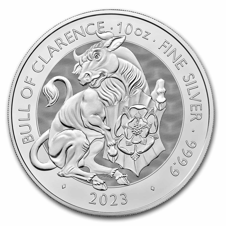 Tudor Beast Bull of Clarence 10 oz 2023 -front Tudor Beast Bull of Clarence 10 oz 2023