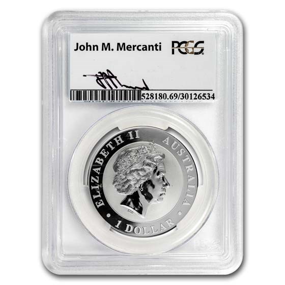 Wedge Tailed Eagle 1 oz 2014 PCGS MS69 achterkant