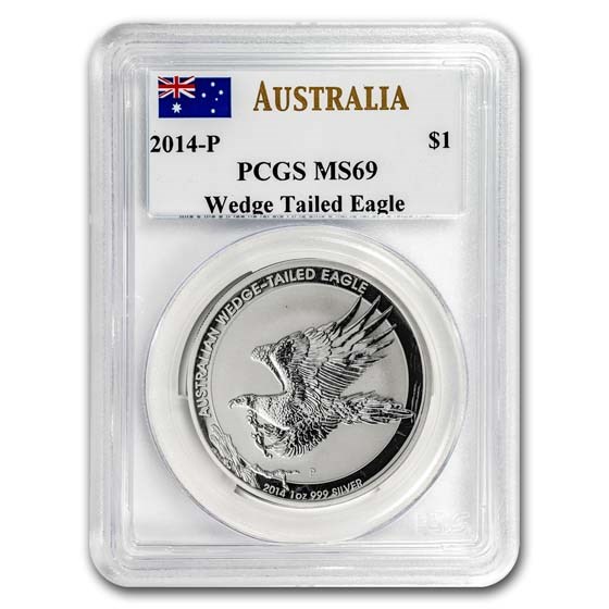 Wedge Tailed Eagle 2014 PCGS MS69