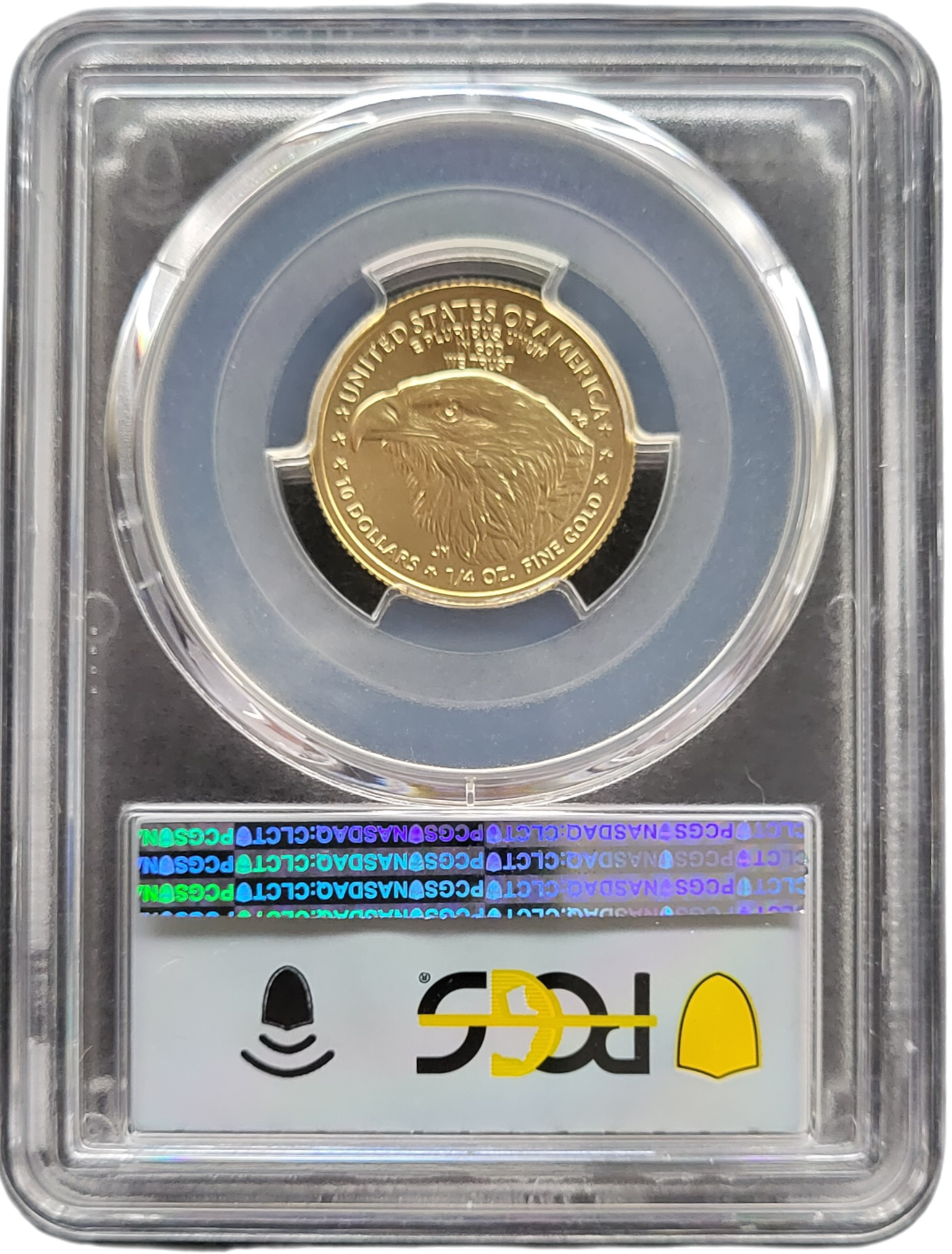 American Eagle 0.25 oz 2022 Type 2 -back American Eagle 1/4 oz 2022 Type 2