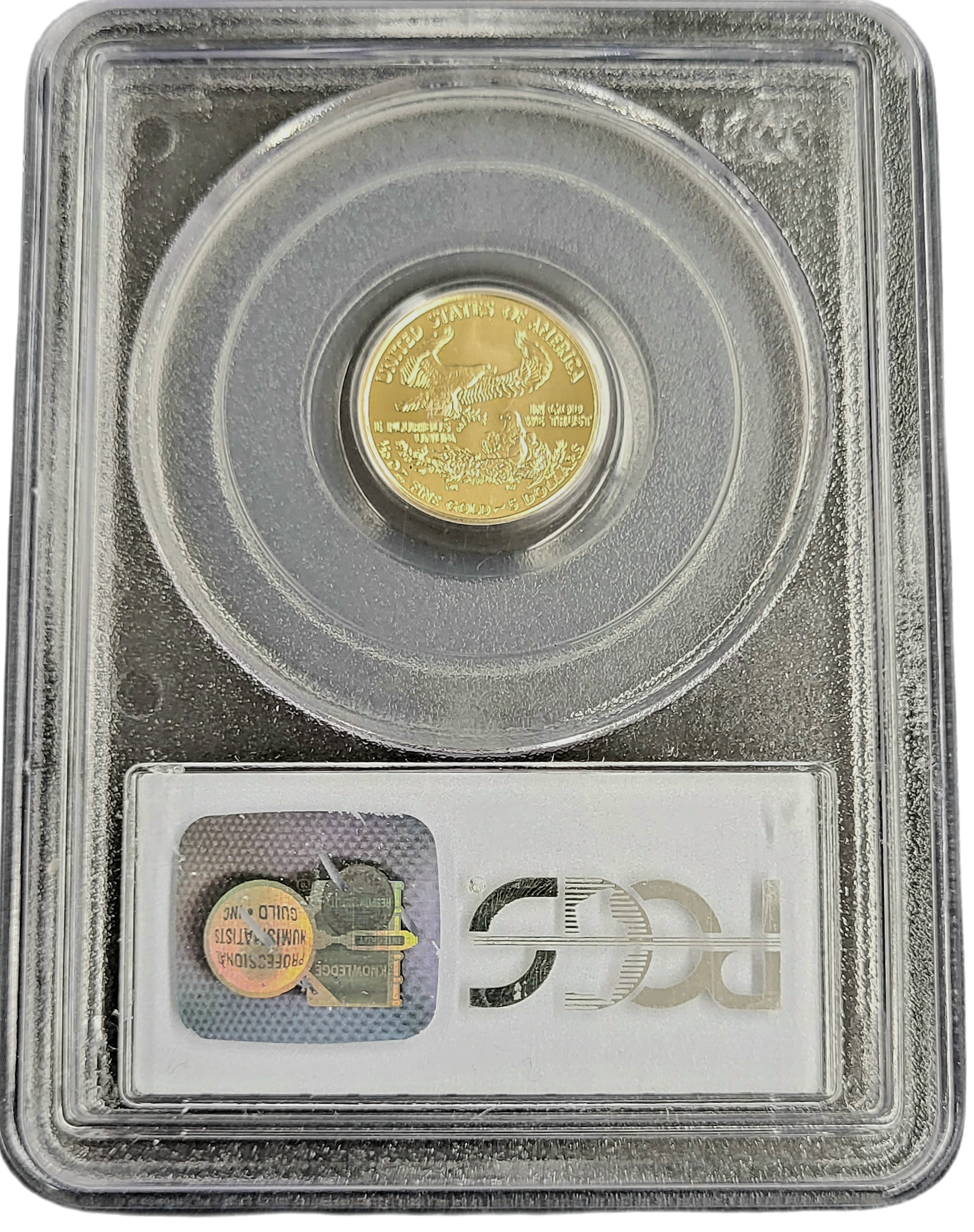 American Eagle 1.10 oz 2003-back American Eagle 1/10 oz 2003