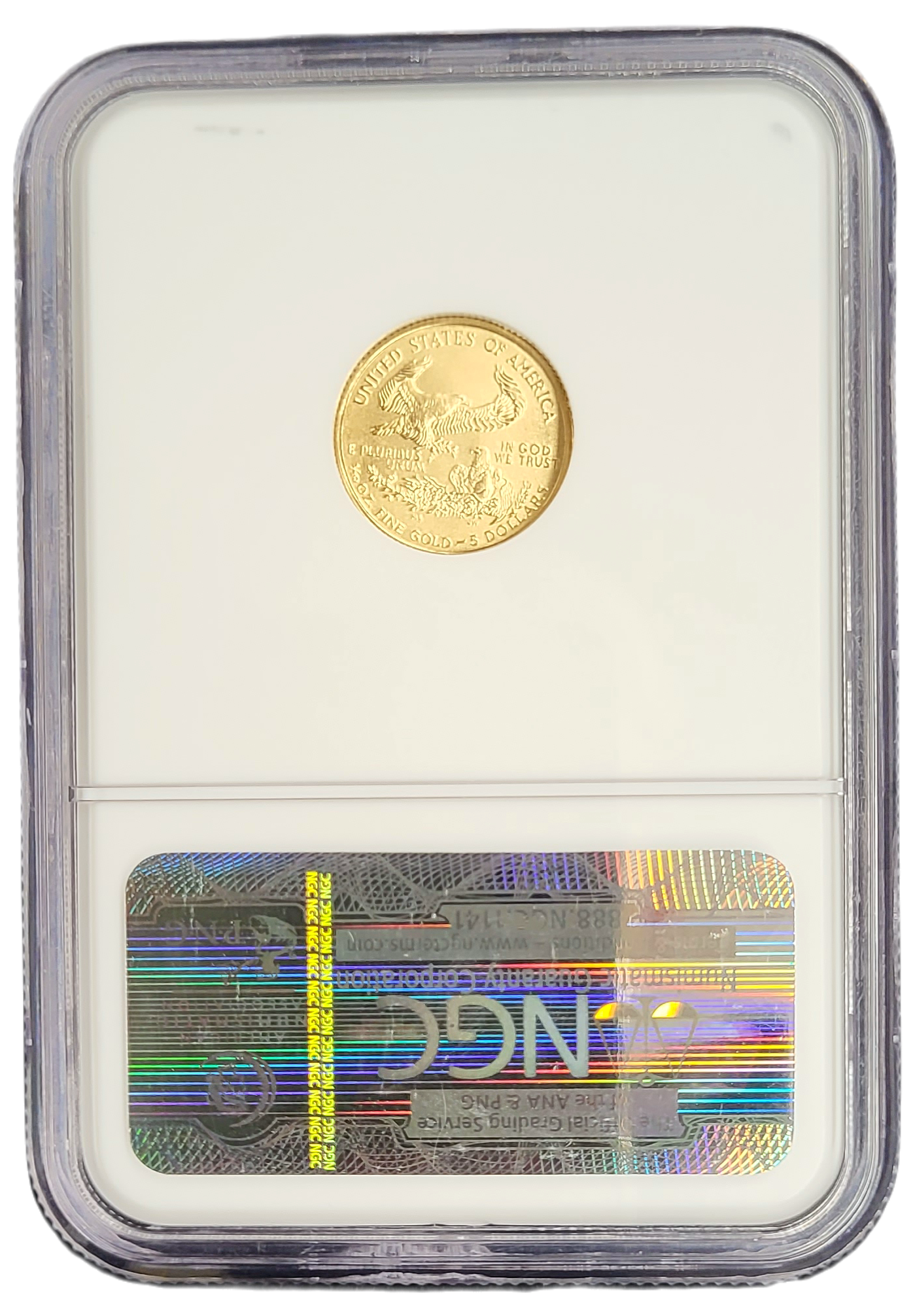 American Eagle 1.10 oz 2004-back American Eagle 1/10 oz 2004