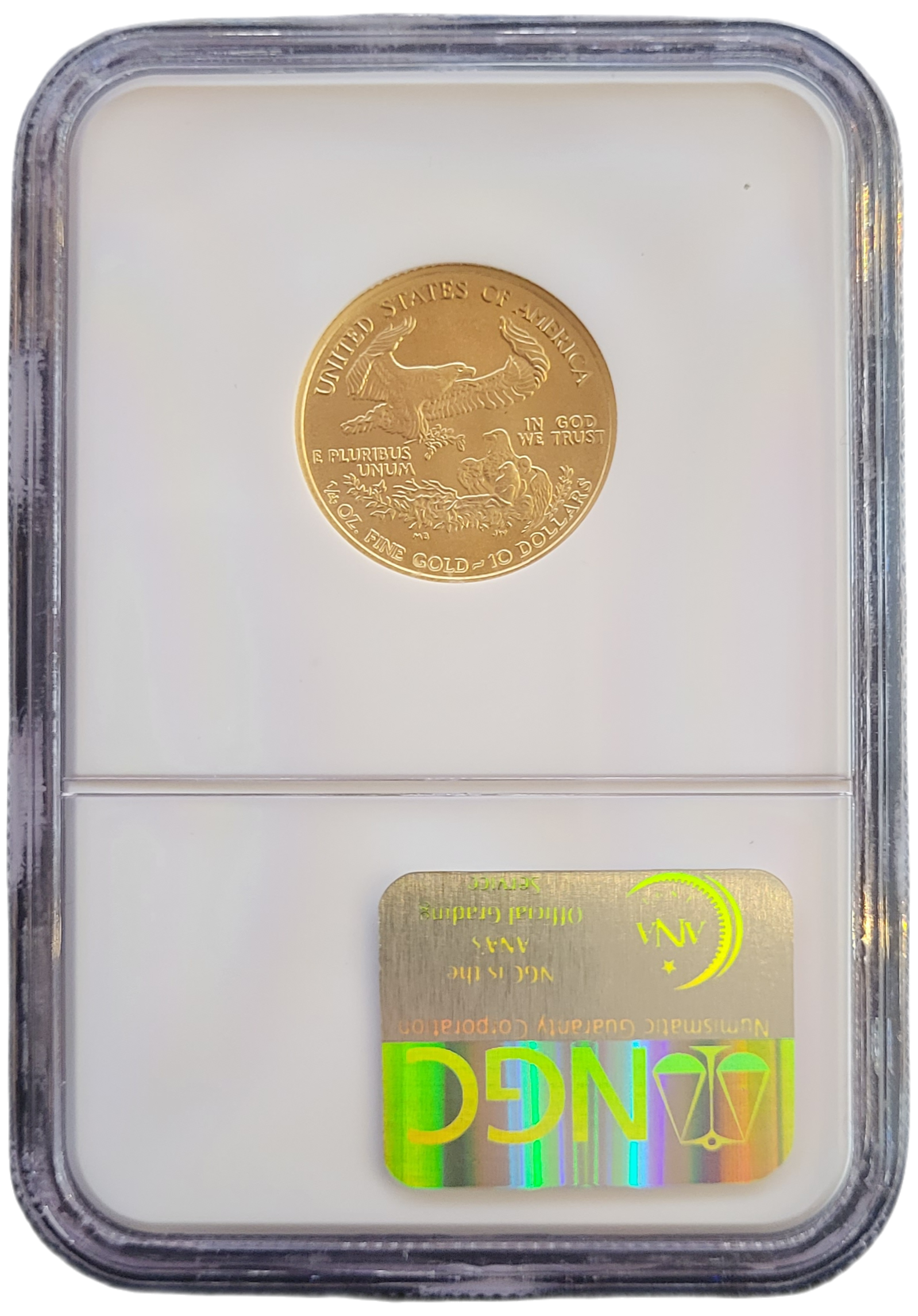 American Eagle 1.4 oz 2004-back