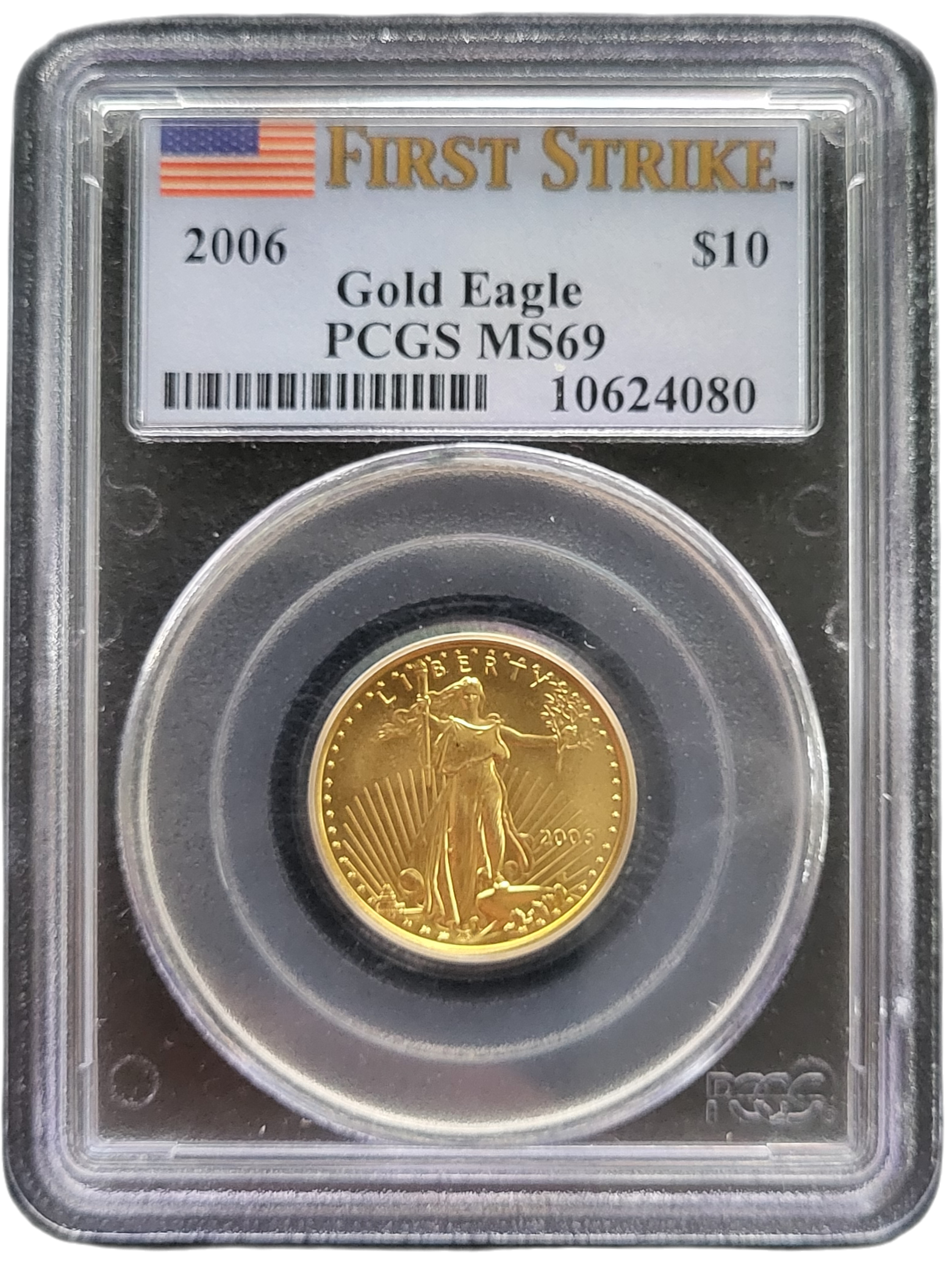 American Eagle 1.4 oz 2006-front American Eagle 1/4 oz 2006