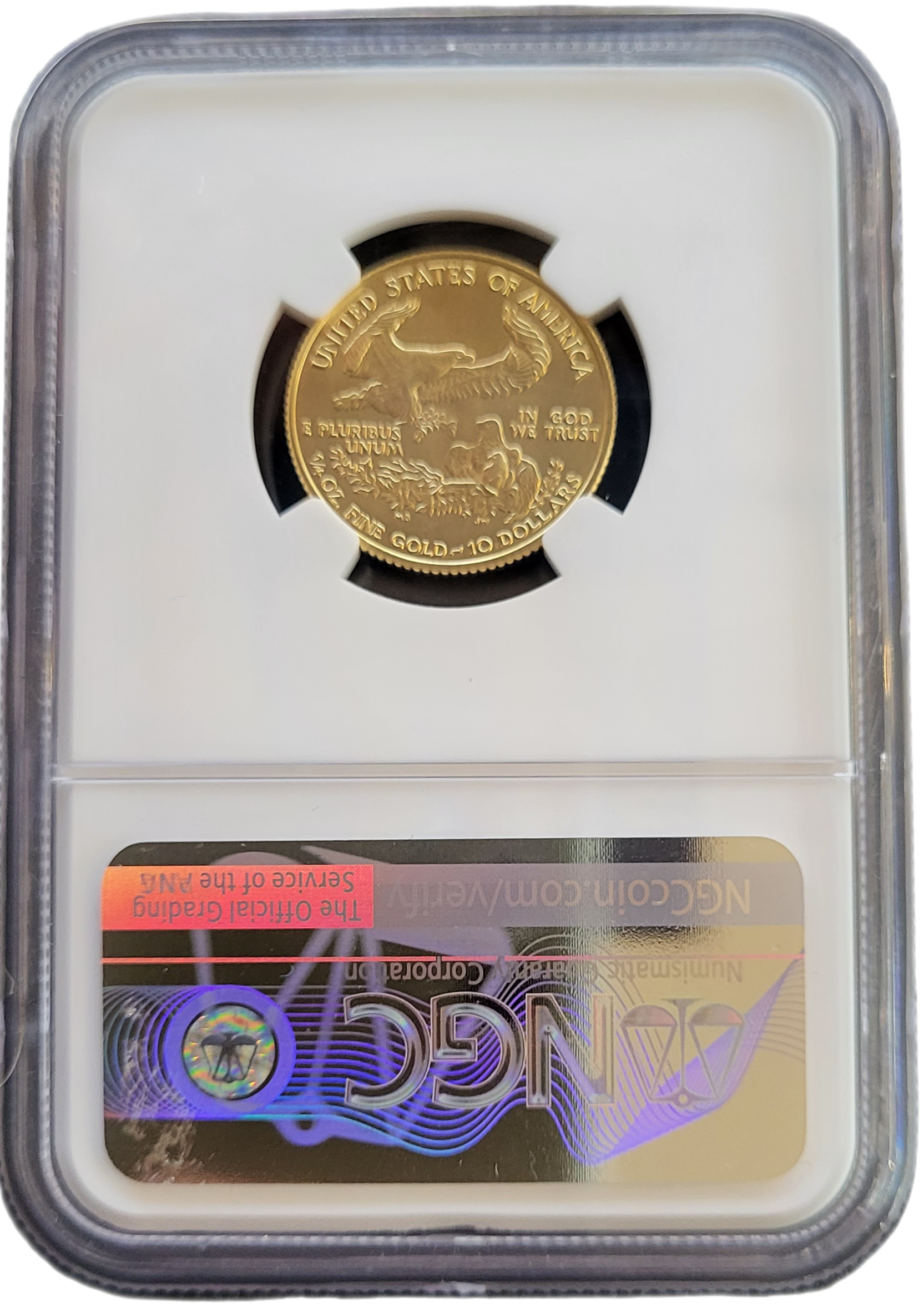 American Eagle 1.4 oz 2008 Edmund C. Moy-back