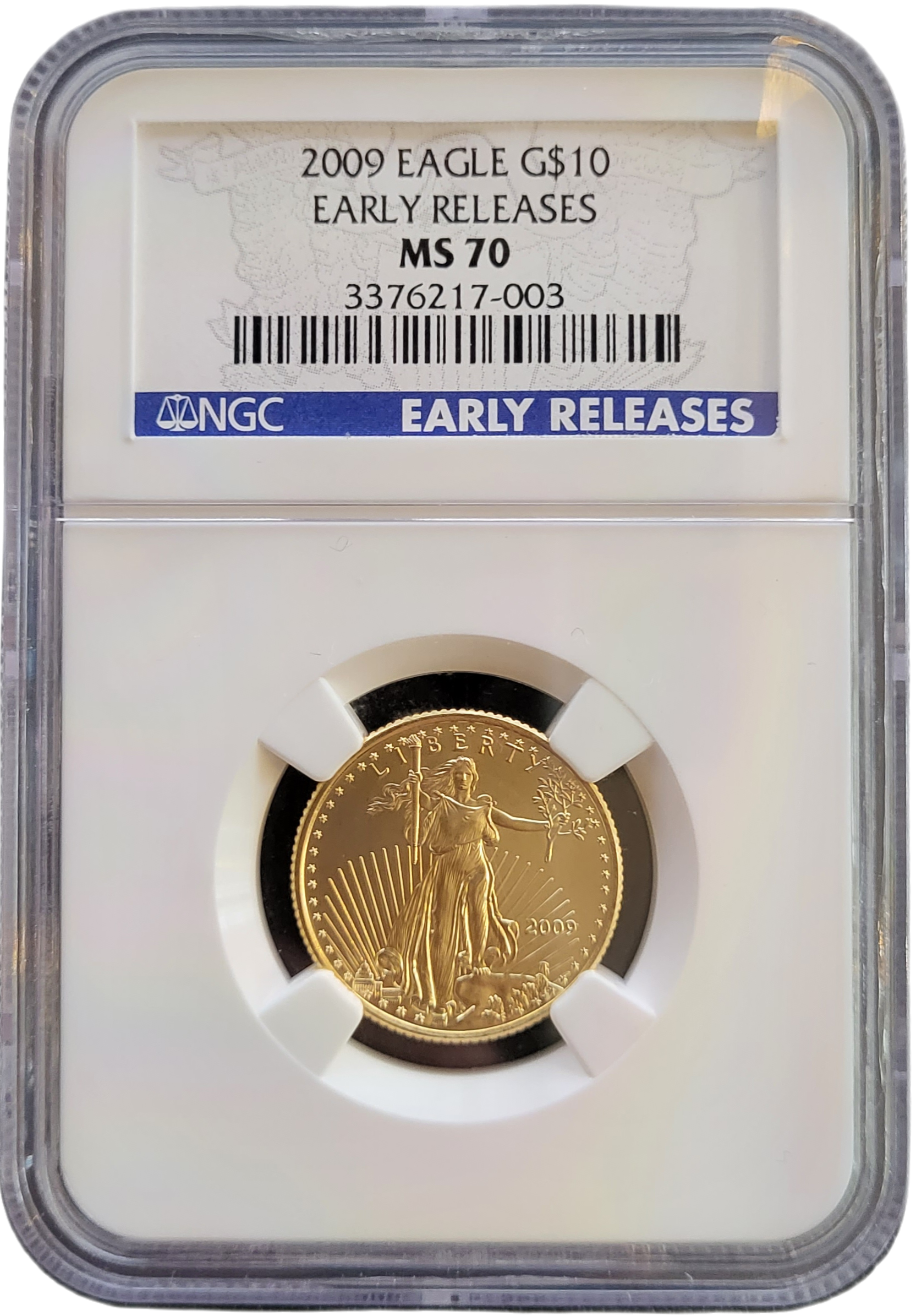 American Eagle 1.4 oz 2009-front American Eagle 1/4 oz 2009