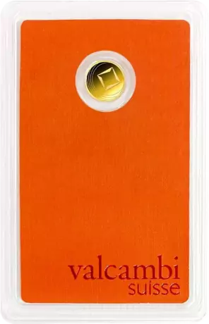 1 Gram Valcambi goudbaar round met certificaat