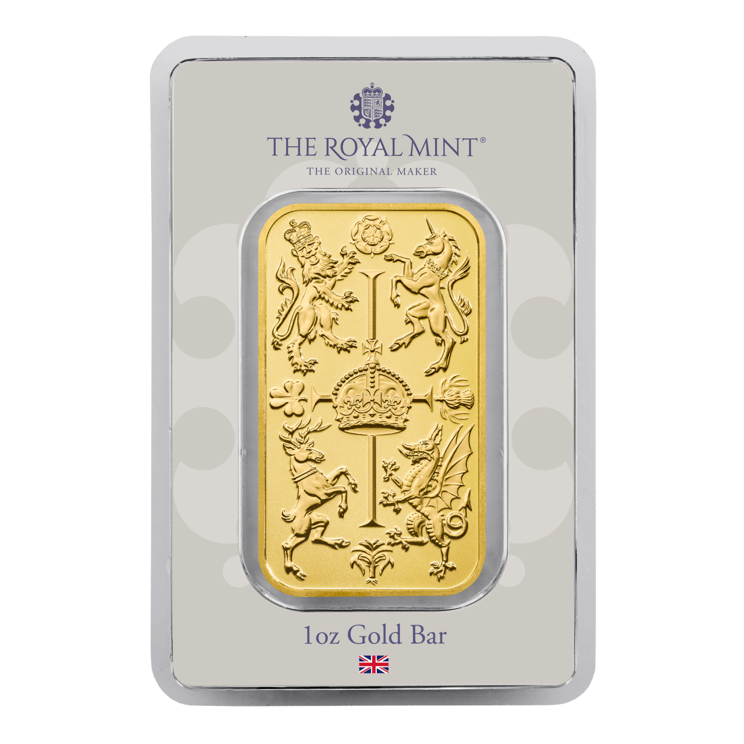 mbbg1z---the-royal-celebration-bar-2023-1oz-gold-bar-reverse-blister-pack-1500x1500-ea404be 1 oz Royal Celebration Goudbaar