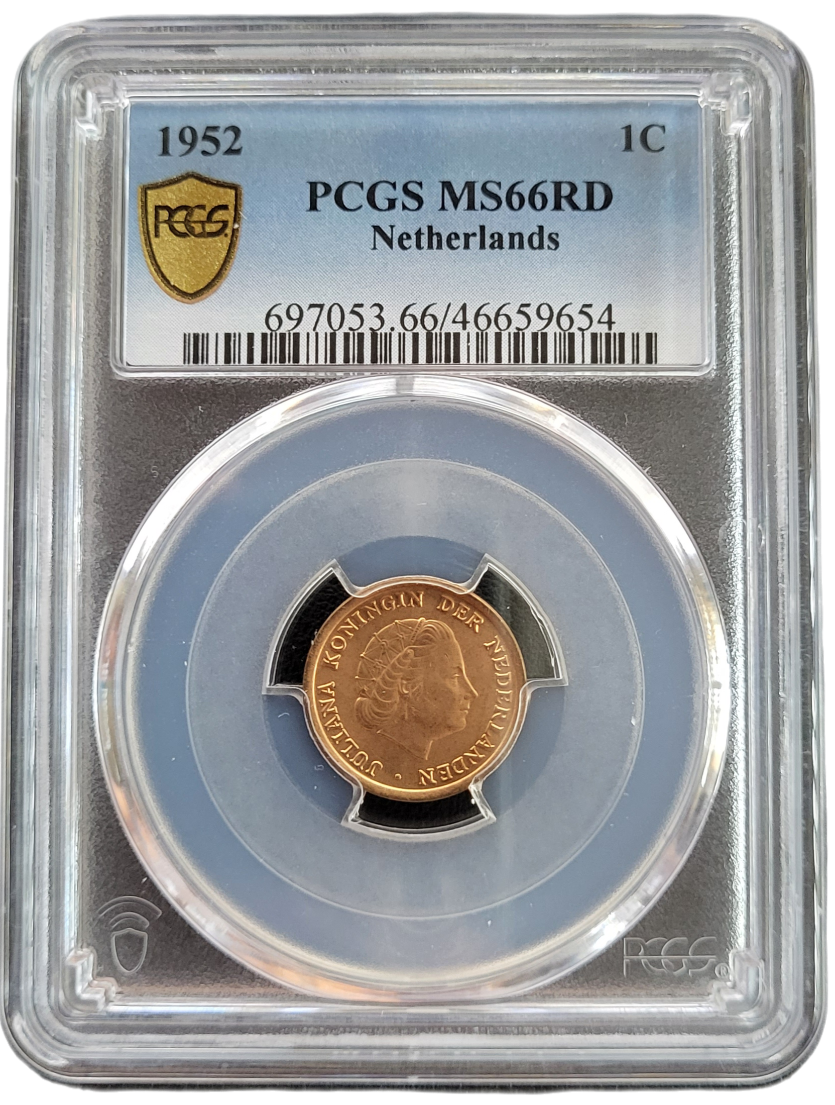 1 cent 1952 MS66-front 1 cent 1952 MS66