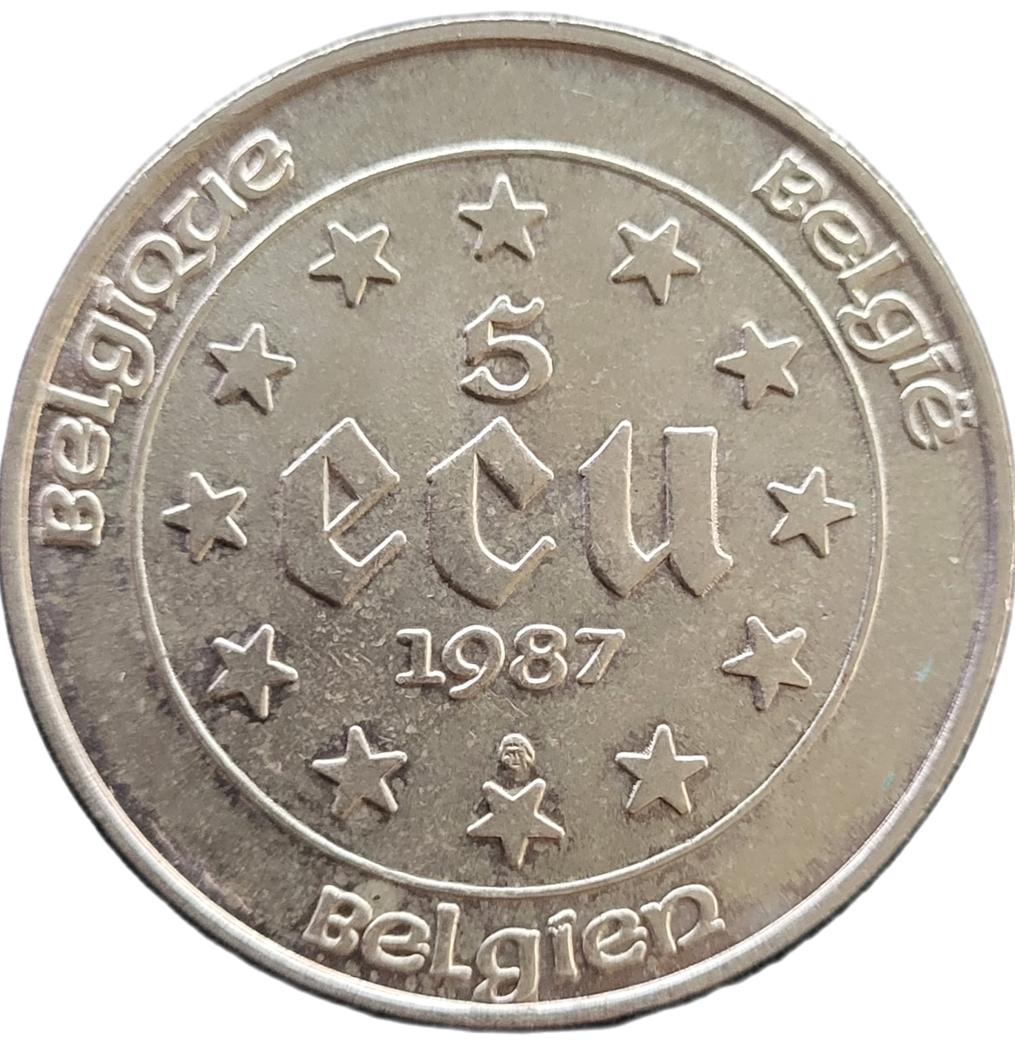 5 ecu 1987 Zilveren 5 ecu 1987 Karel V