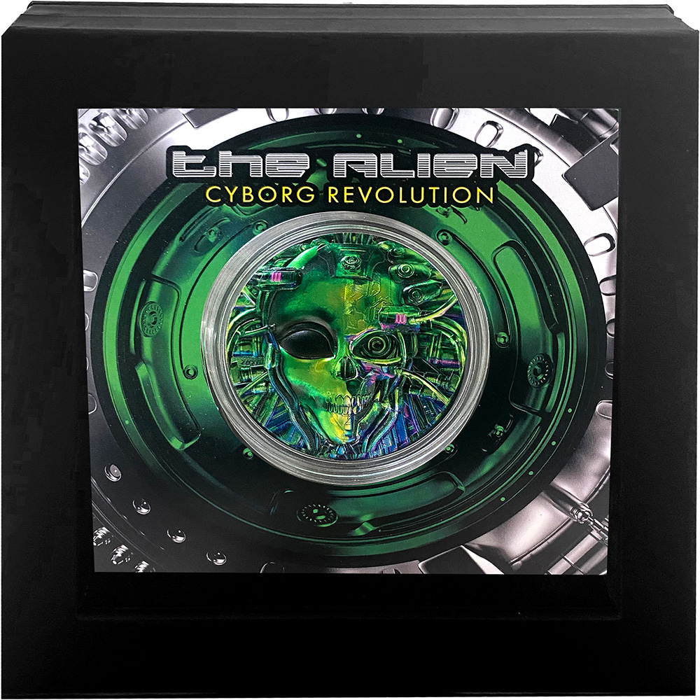 Alien-Cyborg-Revolution-2021 box 101munten Alien - Cyborg revolution - 3 oz 2021