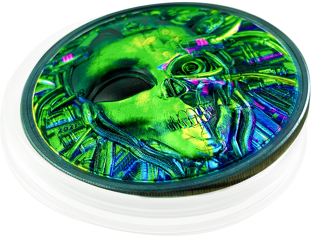 Alien-Cyborg-Revolution-2021 side 101munten Alien - Cyborg revolution - 3 oz 2021